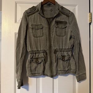 Express Women's Olive Military Jacket